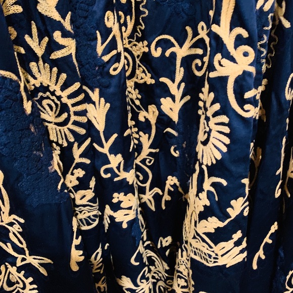 NWT FREE PEOPLE Embroidered  Maxi dress by FREE PEOPLE. FOR PROM DRESS, WEDD - Picture 7 of 11